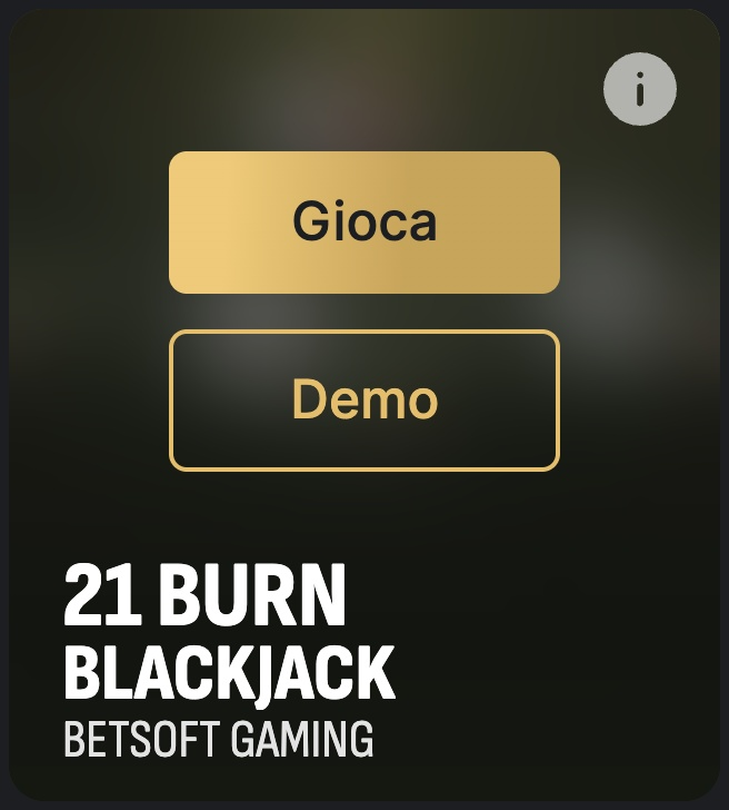 Scheda gioco Fonbet con le opzioni Gioca e Demo.